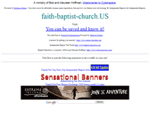 Tablet Screenshot of faith-baptist-church.us