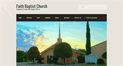Desktop Screenshot of faith-baptist-church.com