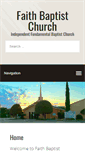 Mobile Screenshot of faith-baptist-church.com