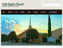Tablet Screenshot of faith-baptist-church.com