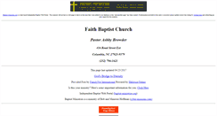 Desktop Screenshot of columbia.faith-baptist-church.us